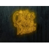 Carteles de Neón Led - Luces de neón "Good vibes and good coffee"